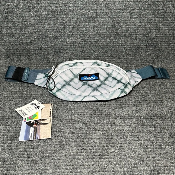 Kavu Handbags - Kavu SPECTATOR Waist Pack Belt Canvas Bag Fanny Pack Pouch OCEAN DYE NWT!